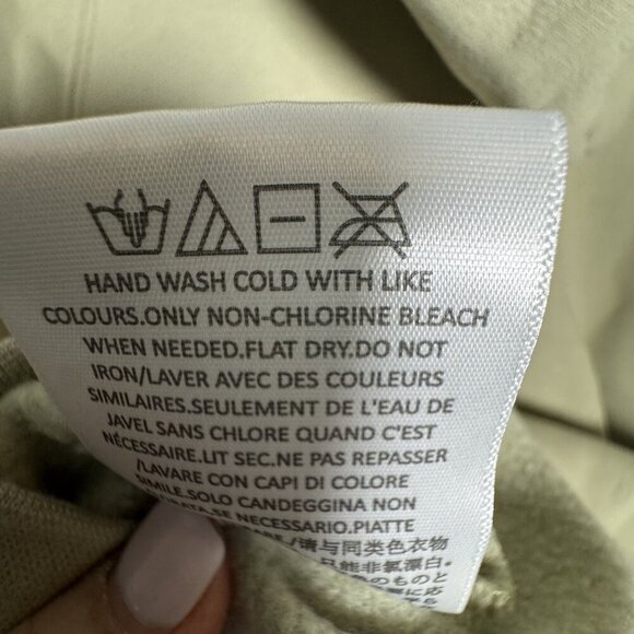 New Essentials Fear Of God Front Logo Pullover Hoodie Sage Size Small - Picture 3 of 10